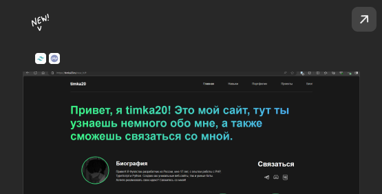 Сайт - портфолио